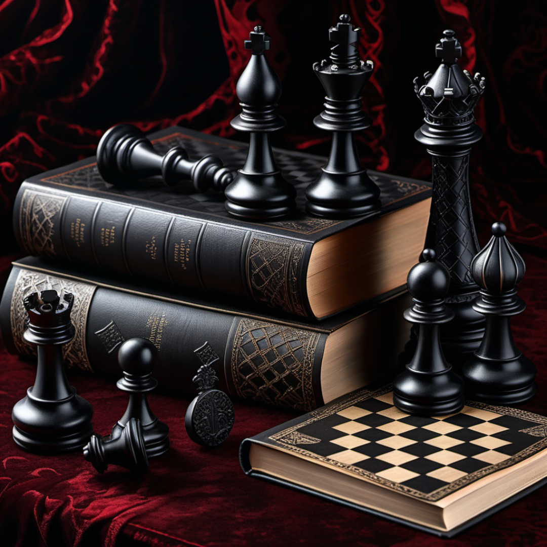 logo de libros de ajedrez para adultos en una tienda online