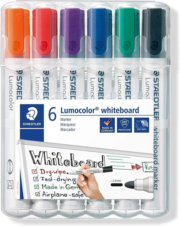 Staedtler Lumocolor 351 WP6 + esponja - Imagen 4