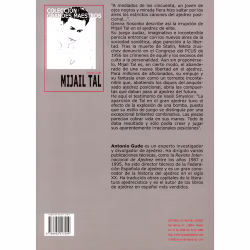 Mikhail Tal. Colección grandes maestros - Imagen 2